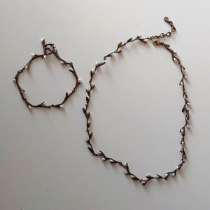 Michael Michaud Willow Necklace + Bracelet